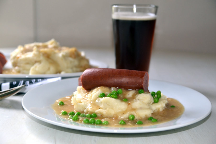 bangers and mash