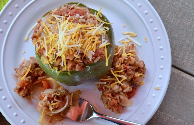 Good old fashioned stuffed bell peppers kitchengetaway