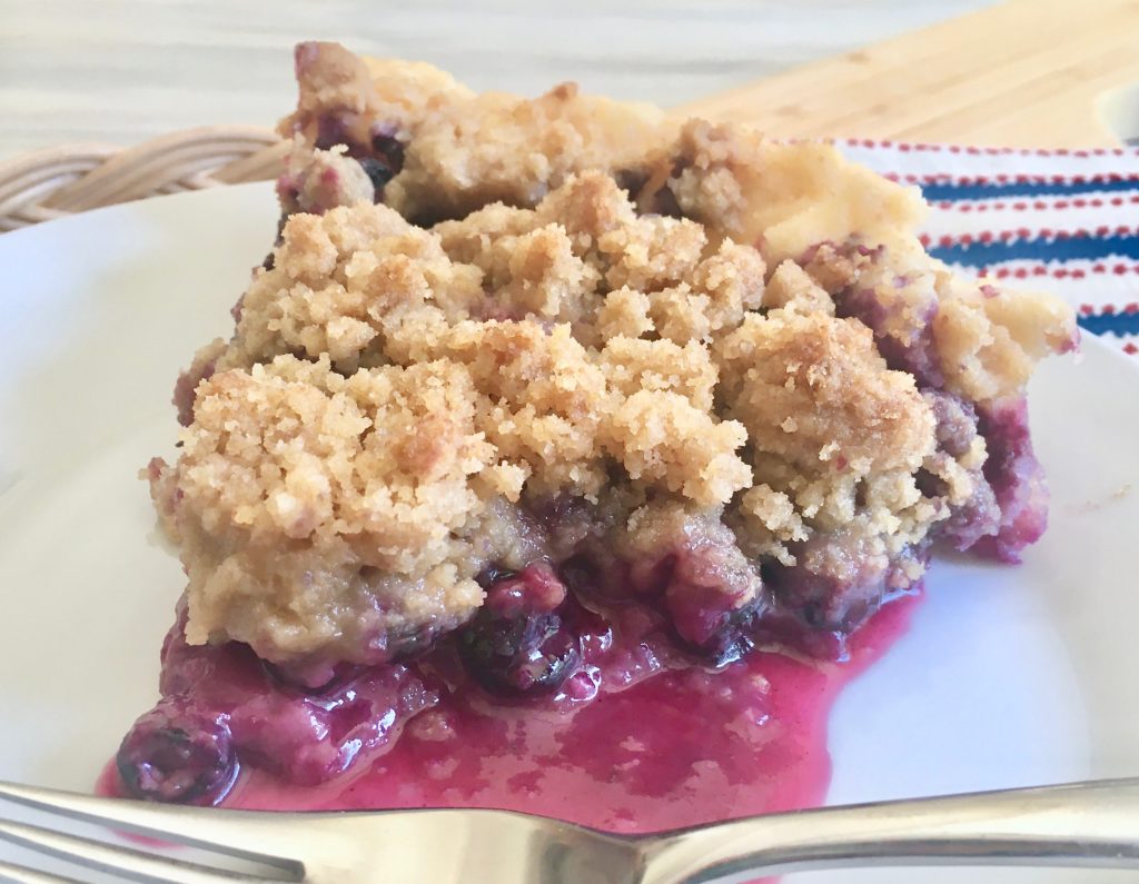 Blueberry Crumb Pie 